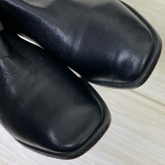 Vionic Black leather square toe Lyssa ankle Chelsea boots size 7.5 - Picture 6 of 13